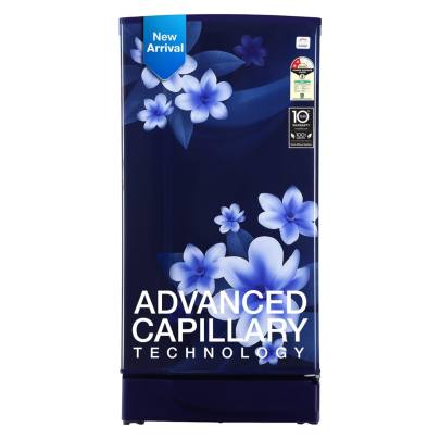 Godrej 180 L 2 Star Advanced Capillary Technology, With Jumbo Vegetable Tray Direct Cool Single Door Refrigerator(2023 Model, RD EDGE 205B WRF PP BL, 