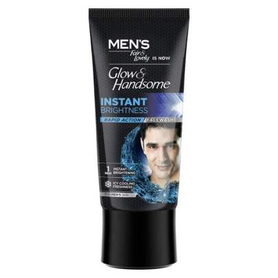 MENS GLOW & HANDSOME INSTANT BRIGHTNESS FACE WASH 50G 