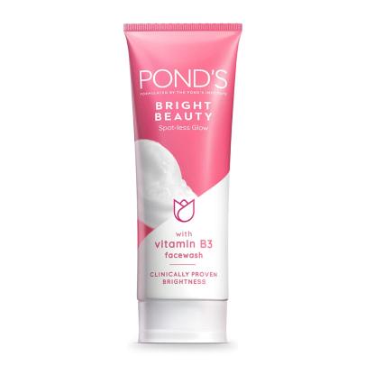 ponds bright beauty spot less glow face wash 100g