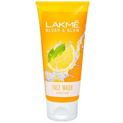 LAKME BLUSH AND GLOW  BRIGHTENING FACE WASH LEMON 100G