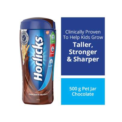 HORLICKS HEALTH &   NUTRITION  DRINK  -- CHOCOLATE FLAVOUR  500GM