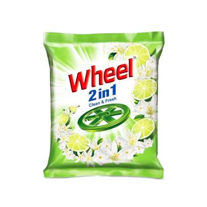 ACTIVE WHEEL 2 IN 1 DETERGENT POWDER 500GM