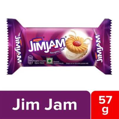 BRITANNIA JIMJAM NAUGHTY JAM 57GM 