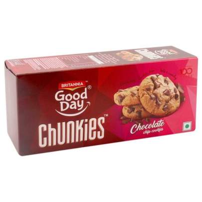 BRITANNIA GOOD DAY CHUNKIES CHOCOLATE CHIP COOKIES 5 X 24GM 