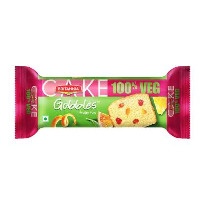 BRITANNIA GOBBLES FRUITY FUN VEG CAKE  30GM 