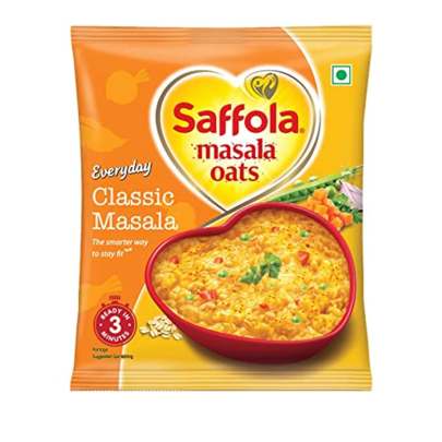 SAFFOLA MASALA OATS PEPPY TOMATO 38GM 