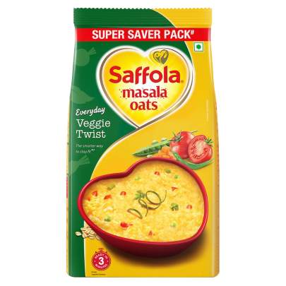 SAFFOLA MASALA OATS VEGGIE TWIST 500GM 