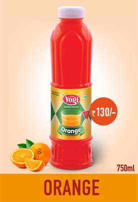 SHREE YOGI SARBATWALA ORANGE  750ML 