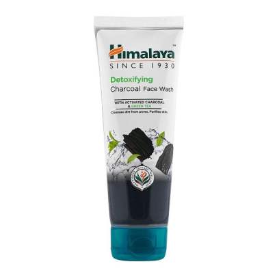 himalya pollution detox charcoal fase wash 100ml 