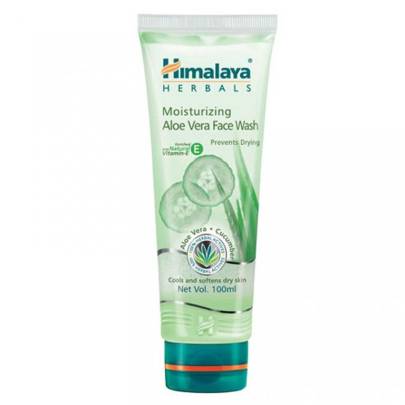 HIMALAYA MOISTURIZING ALOE VERA FACE WASH 100ML