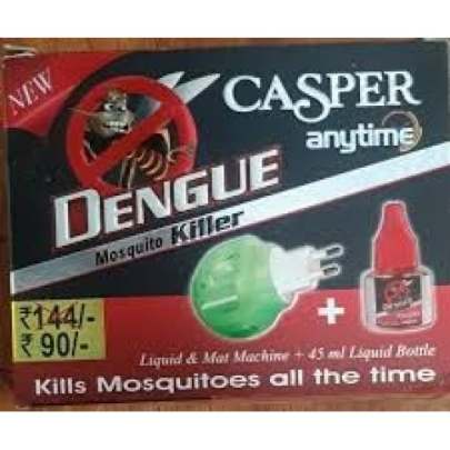 CASPER ANYTIME DENGUE MOSQUITO KILLER LIQUID & MAT MACHINE + 45ML LIQUID BOTTLE 