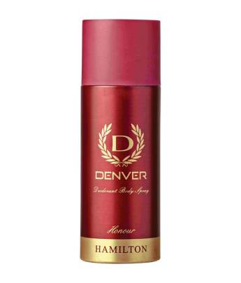 DENVER DEODORANT BODY SPRAY HONOUR HAMILTON PERFUME  165ML 