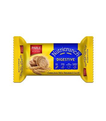 PARLE NUTRICRUNCH  DIGESTIVES CONTAINS JOWAR BISCUITS 100GM 