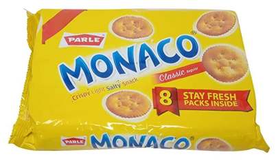 PARLE MONACO CRISPY LIGHT SALTY SNACK 400GM 