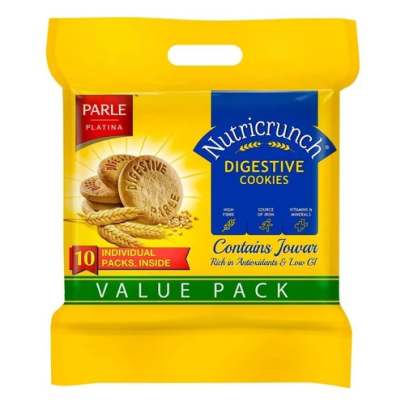 PARLE NUTRICRUNCH  DIGESTIVES CONTAINS JOWAR BISCUITS 1 KG 