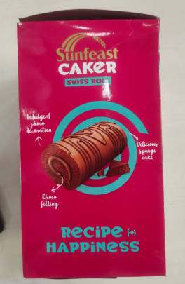 SUNFEAST CAKER SWISS ROLL 276GM 