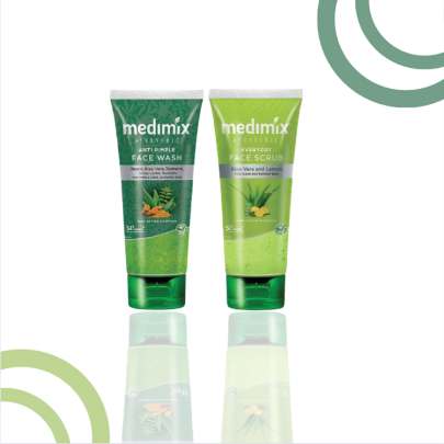 MEDIMIX FACE WASH FACE SCRUB COMBO 50ML