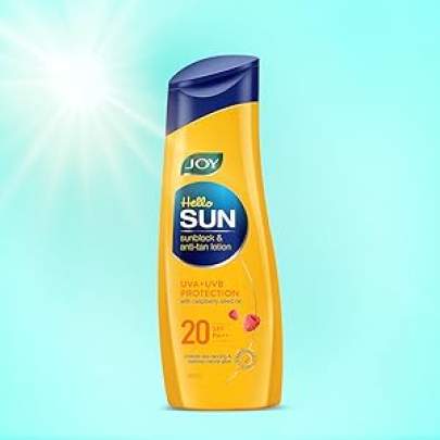 joy hello sun sunblock and anti tan lotion 100ml