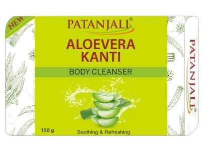 PATANJALI ALOEVERA KANTI SOAP 3*150GM 