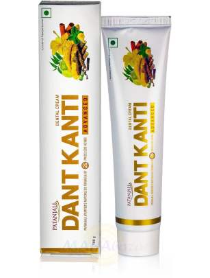 PATANJALI DANT KANTI ADVANCED DENTAL CREAM 100GM + 50GM FREE  