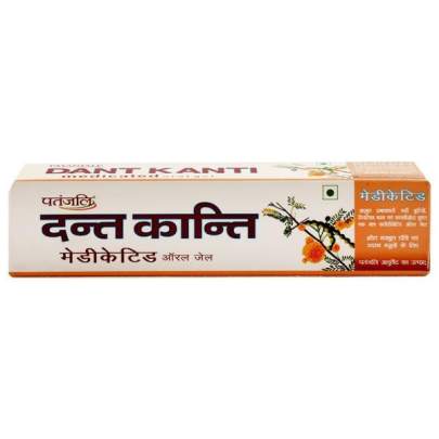 PATANJALI DANT KANTI MEDICATED ORAL GEL 100GM 