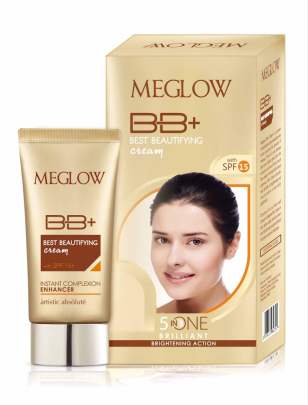 MEGLOW BB BEST BEAUTIFYING CREAM 30GM 