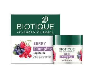 BIOTIQUE ADVANCED AYURVEDA BERRY PLUMPING LIP BALM 12G