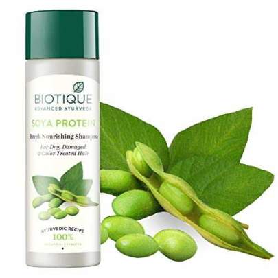 BIOTIQUE ADVANCED AYURVEDA SOYA PROTEIN SHAMPOO AND CONDITIONER  120ML