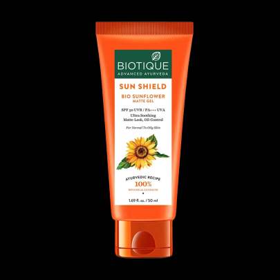 BIOTIQUE ADVANCED AYURVEDA SUN SHIELD SUNFLOWER 50ML