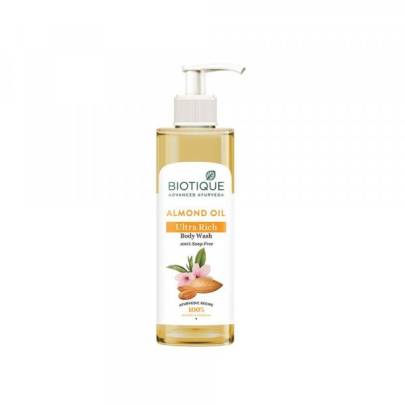 BIOTIQUE ADVANCED AYURVEDA ALMOND OIL ULTRA RICH BODY WASH  200ML