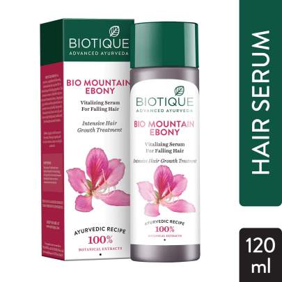 BIOTIQUE ADVANCED AYURVEDA MOUNTAIN EBONY ANTI HAIR FALL HAIR SERUM 120ML