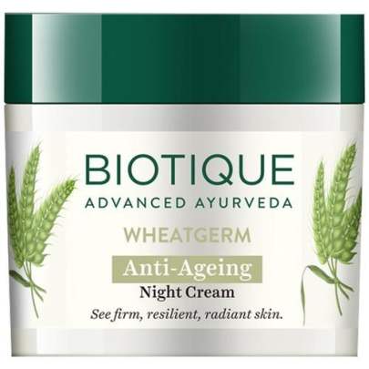 BIOTIQUE ADVANCED AYURVEDA WHEATGERM ANTI -AGEING CREAM 50G
