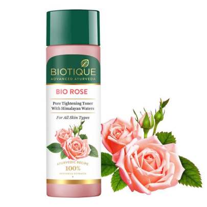 BIOTIQUE ADVANCED AYURVEDA PORE TIGHTENING TONER WITH  HIMALAYA WATERS 120ML