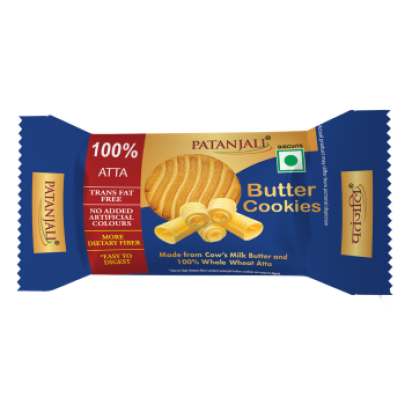 PATANJALI BUTTER COOKIES 120GM 