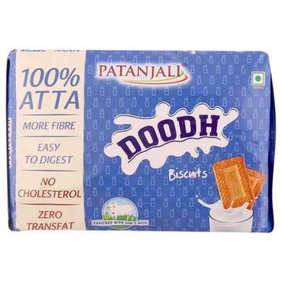 PATANJALI DOODH BISCUITS 255GM 