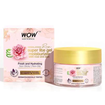 WOW HIMALAYA SUPER LITE GEL MOISTURIZER WITH ROSE AND ALOE  50ML