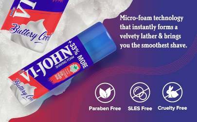 VI - JOHN SHAVING CREAM 400GM 