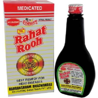 AYURVEDIC TEL RAHAT ROOH  BEST REMEDY FOR HEAD DISEASES 200ML