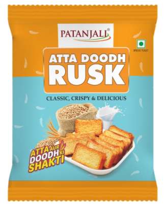 PATANJALI ATTA DOODH RUSK TOAST 300GM 