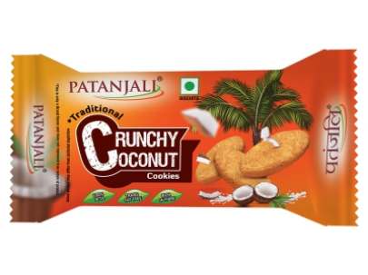 PATANJALI CRUNCHY COCONUT COOKIES 80GM
