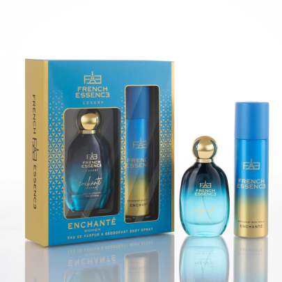 FRENCH ESSENCE LUXURY ENCHANTE WOMEN EAU DE PARFUM 60 ML  & DEODORANT BODY SPRAY  150ML 