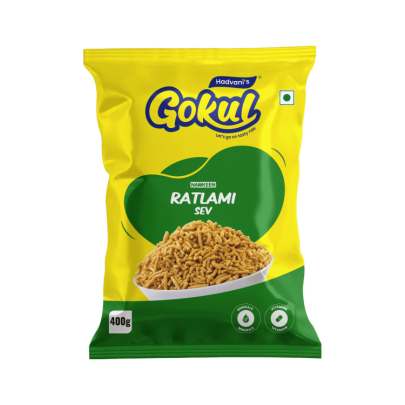 Gokul namkeen ratlami sev 400gm 