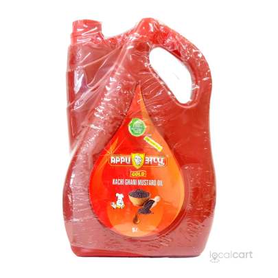 appu kachi ghani mustard oil 5 ltr 