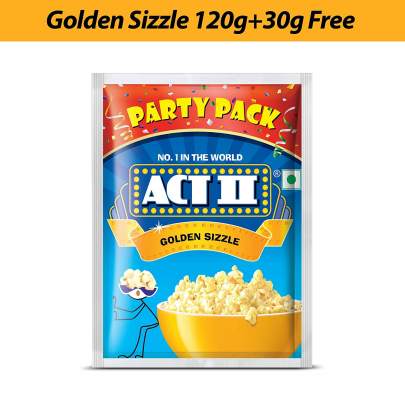 ACT II GOLDEN SIZZLE POPCORN 150G
