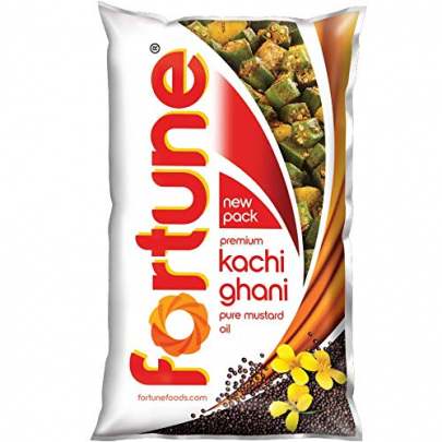 ADANI KACHI GHANI MUSTARD BOTTLE OIL POUCH 1 LTR