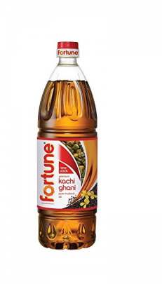 ADANI KACHI GHANI  MUSTARD  BOTTLE OIL (FORTUNE) 1 LTR