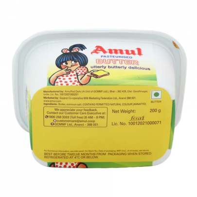 AMUL BUTTER 200 GM TUB