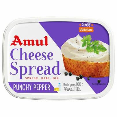 AMUL CHEESE SPREAD PEPPER 24X200 G