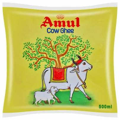 AMUL COW GHEE 20X500 ML SACHET