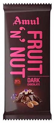 AMUL FRUIT N NUT CHOCOLATE 18X20X40G